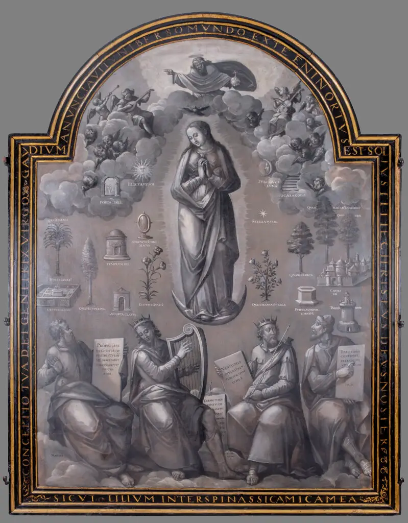 símbolos marianos catedral de segovia iconografía